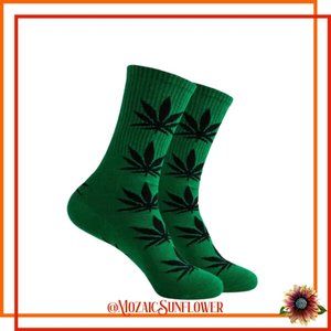 3 for $20 NEW GREEN AND BLACK LEAF CREW